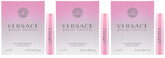 3 Versace Bright Crystal Eau De Toilette Spray Sample Travel Vials .03 oz / 1 ml Each Womens (Lot of 3) NEW